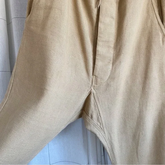 ❌SOLD❌ MATTEO Los Angeles Linen Cropped Pants - Picture 7 of 12
